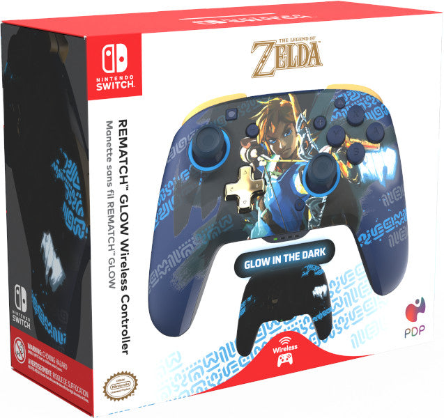 Mando Nintendo Switch Pdp Rematch Glow InaláMbrico Link Hero - Edición especial Mando Nintendo Switch Pdp Rematch Glow InaláMbrico Link Hero - Edición especial